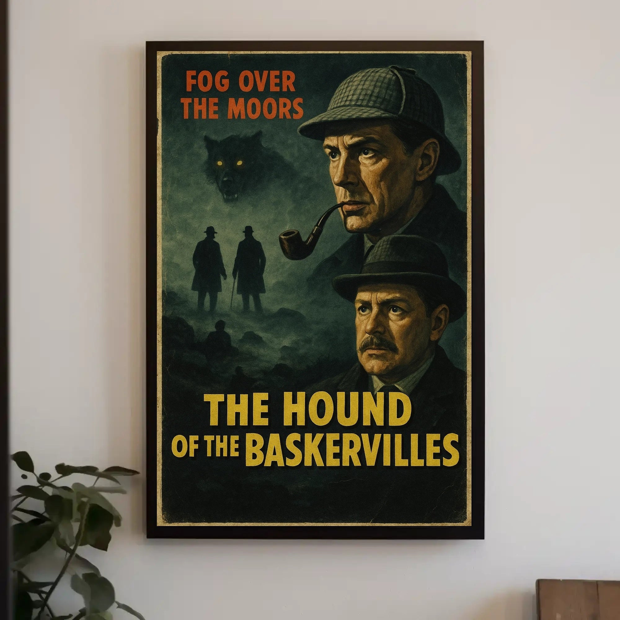 Hound of the Baskervilles Mystery Art Poster PosterGoat