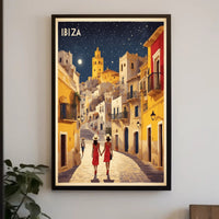 Ibiza Street Stroll Travel Experience Poster PosterGoat