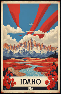 Idaho Landscape Art Print: National Park Poster PosterGoat