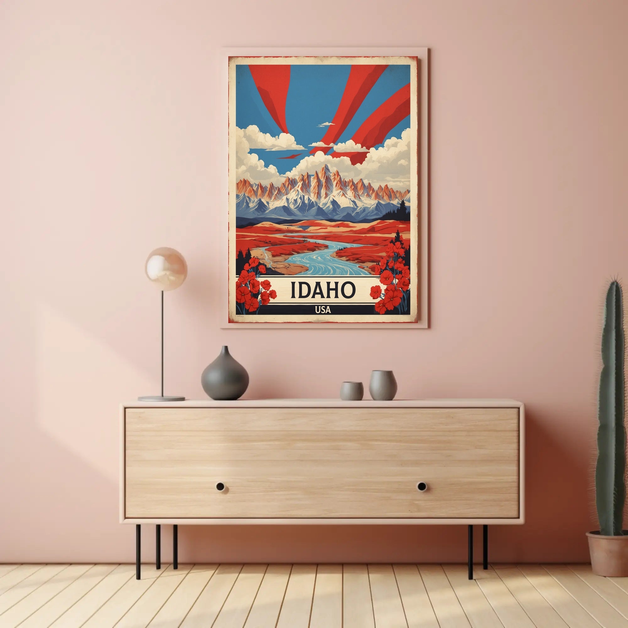 Idaho Landscape Art Print: National Park Poster PosterGoat