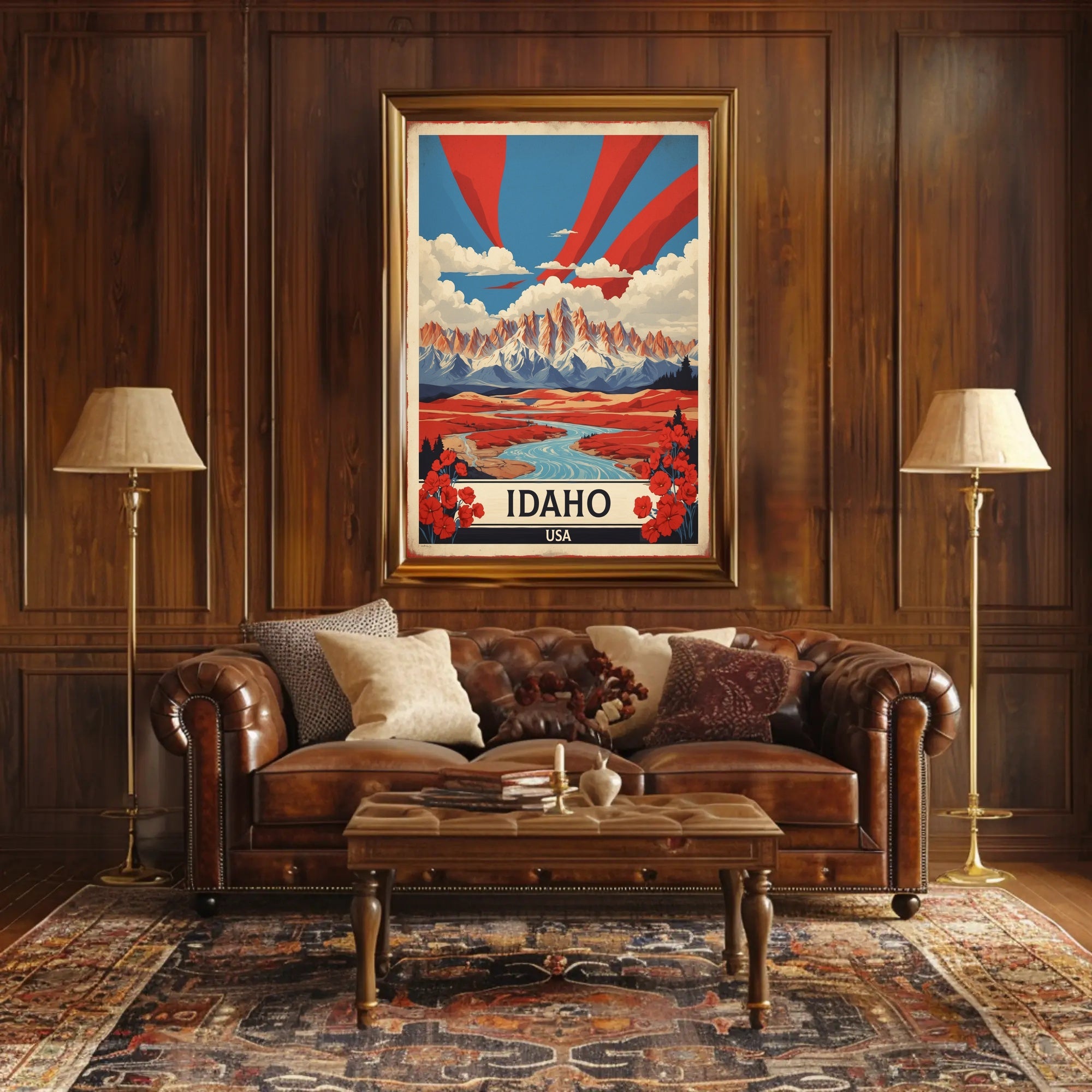 Idaho Landscape Art Print: National Park Poster PosterGoat