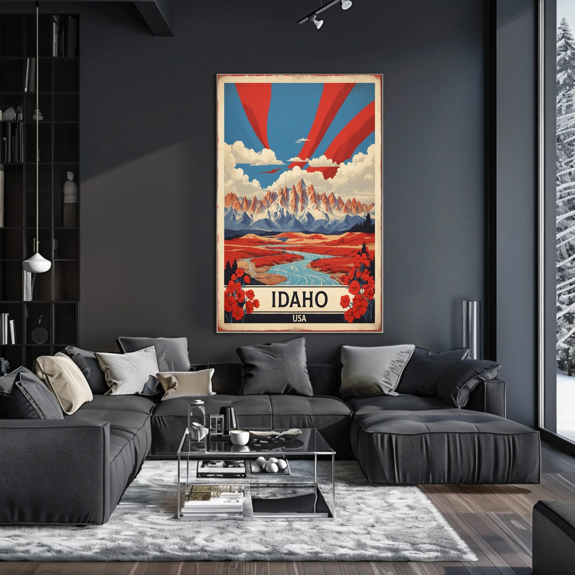 Idaho Landscape Art Print: National Park Poster PosterGoat