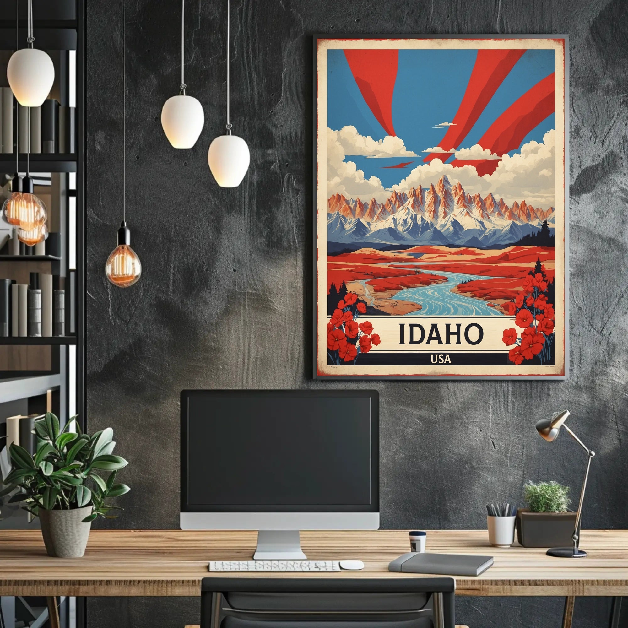 Idaho Landscape Art Print: National Park Poster PosterGoat