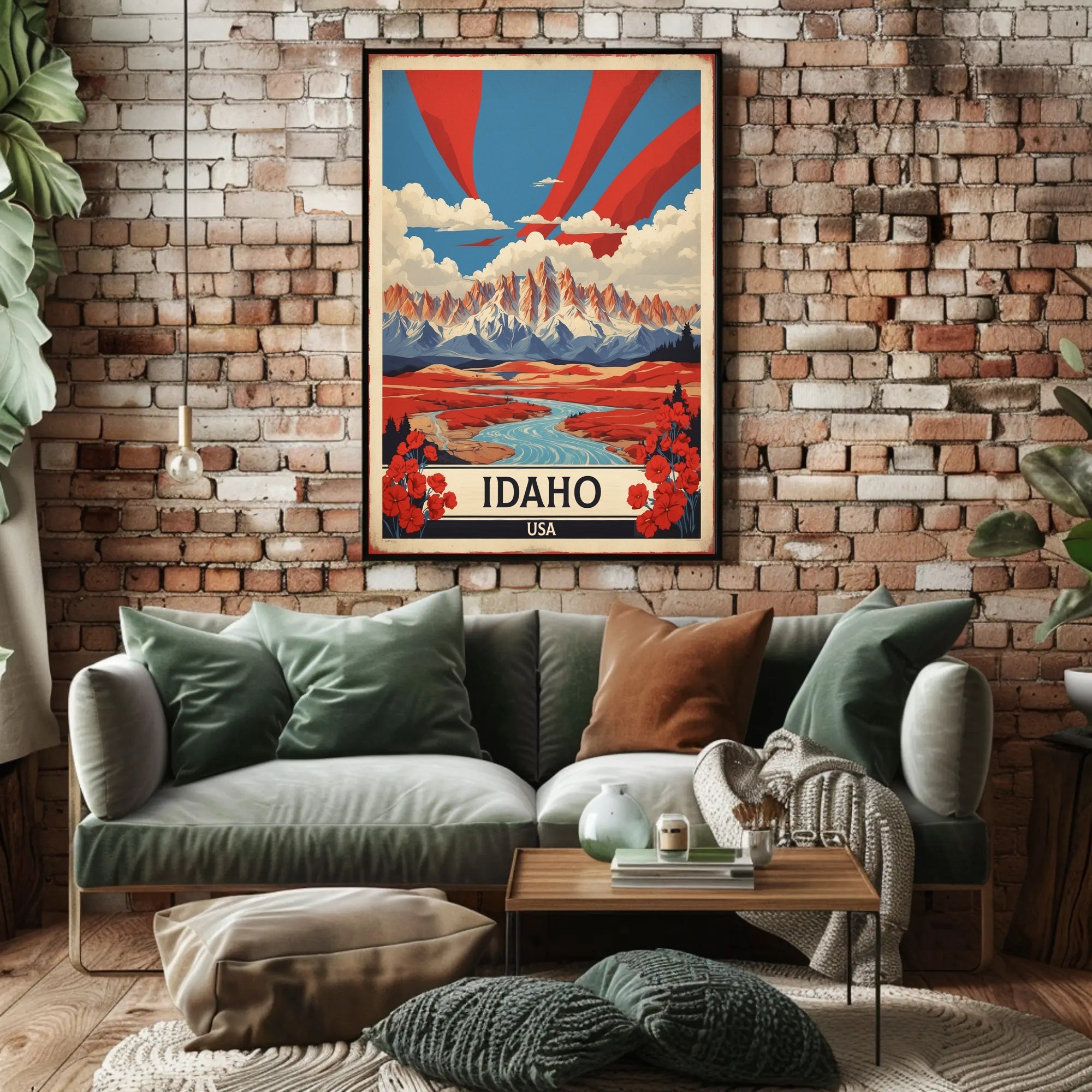 Idaho Landscape Art Print: National Park Poster PosterGoat