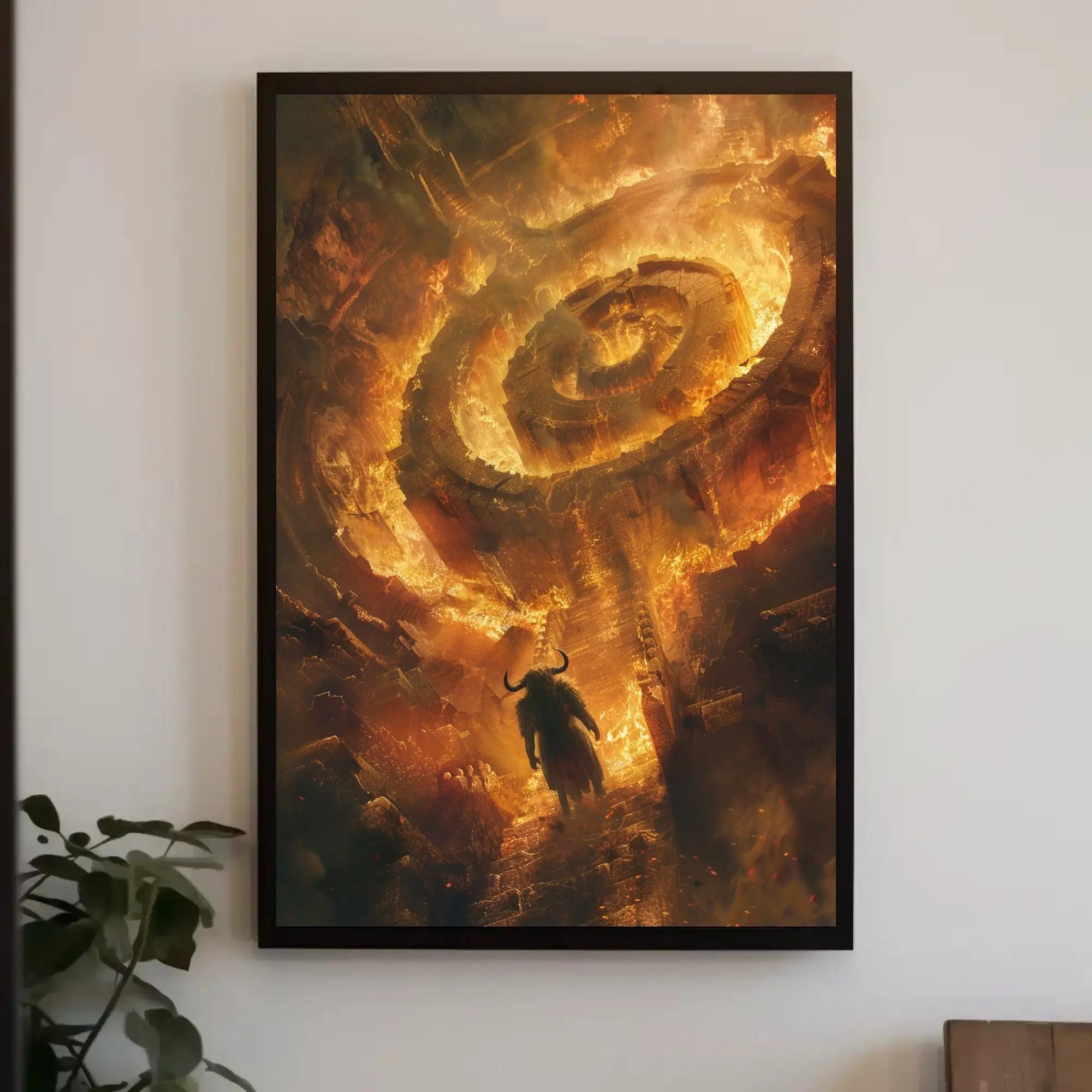 Infernal Mythic Adventure in Artistic, Pop Culture Poster PosterGoat