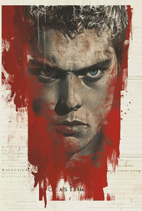 Intense Expressionism: Dramatic Close-up Artistic Poster PosterGoat