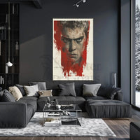 Intense Expressionism: Dramatic Close-up Artistic Poster PosterGoat