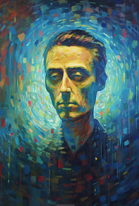 Introspective Abstract Expressionist Dreamscape Artistic Poster PosterGoat