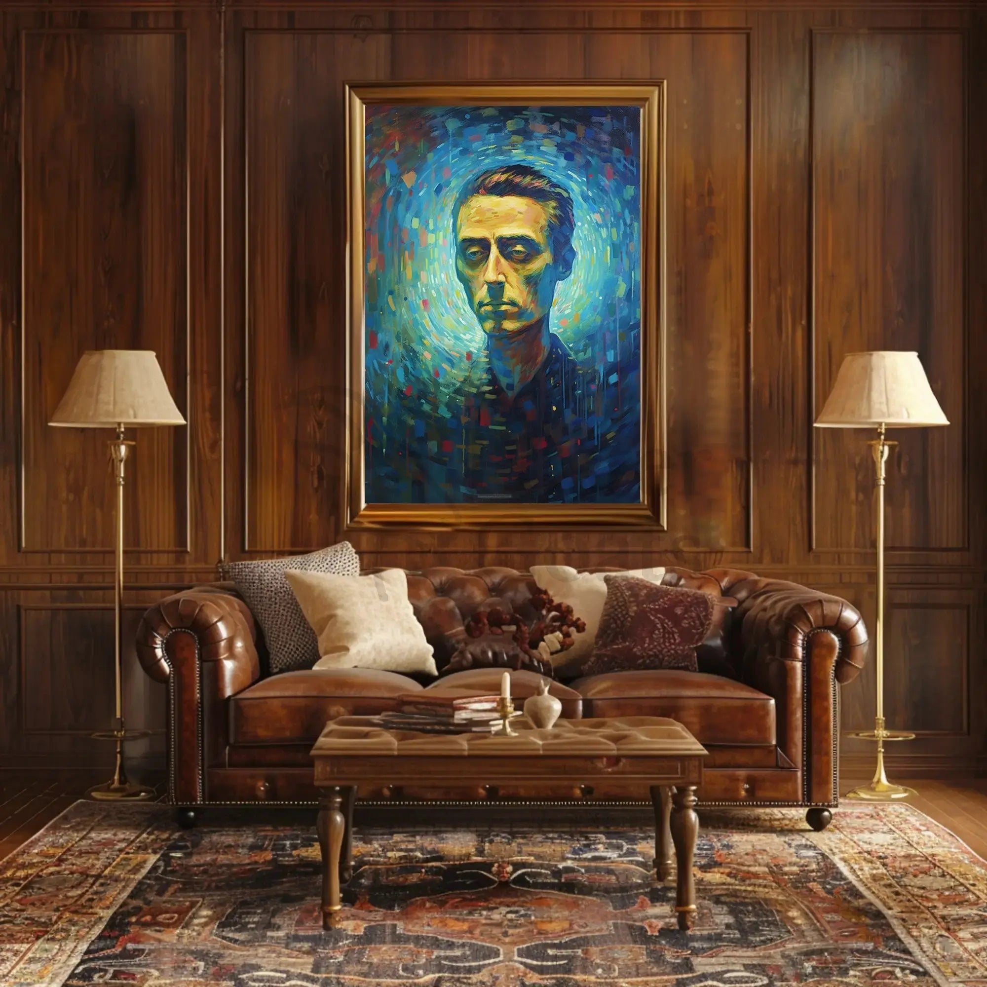 Introspective Abstract Expressionist Dreamscape Artistic Poster PosterGoat