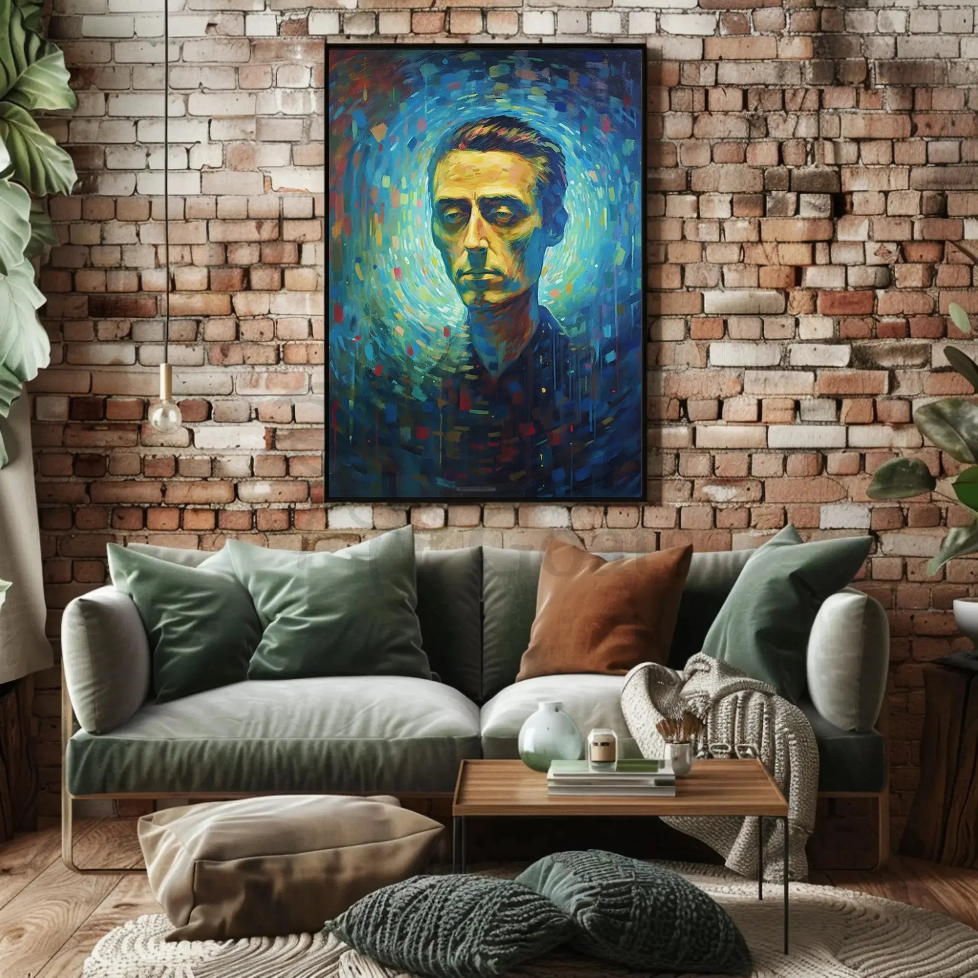 Introspective Abstract Expressionist Dreamscape Artistic Poster PosterGoat