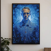 Introspective Surrealism with Bubbles Artistic Poster PosterGoat