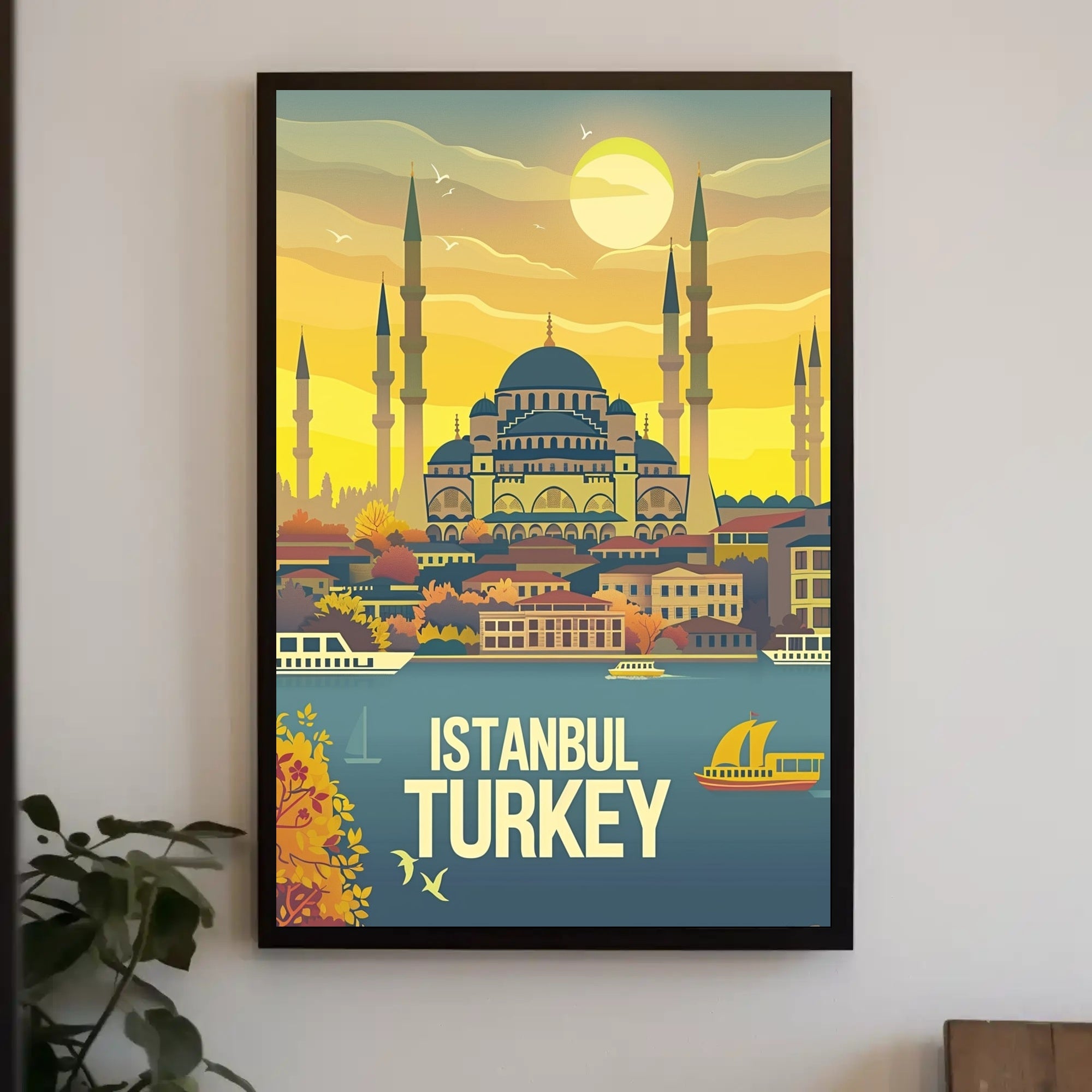 Istanbul Hagia Sophia Travel Poster PosterGoat