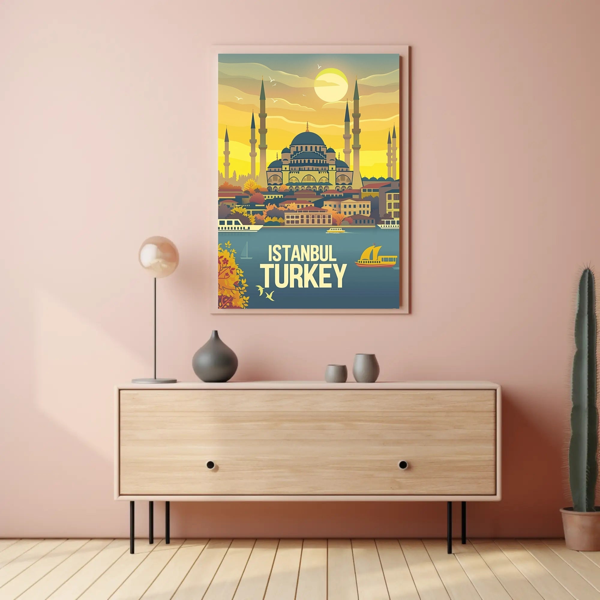 Istanbul Hagia Sophia Travel Poster PosterGoat