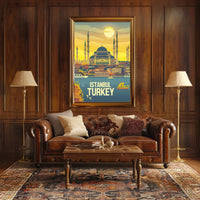 Istanbul Hagia Sophia Travel Poster PosterGoat