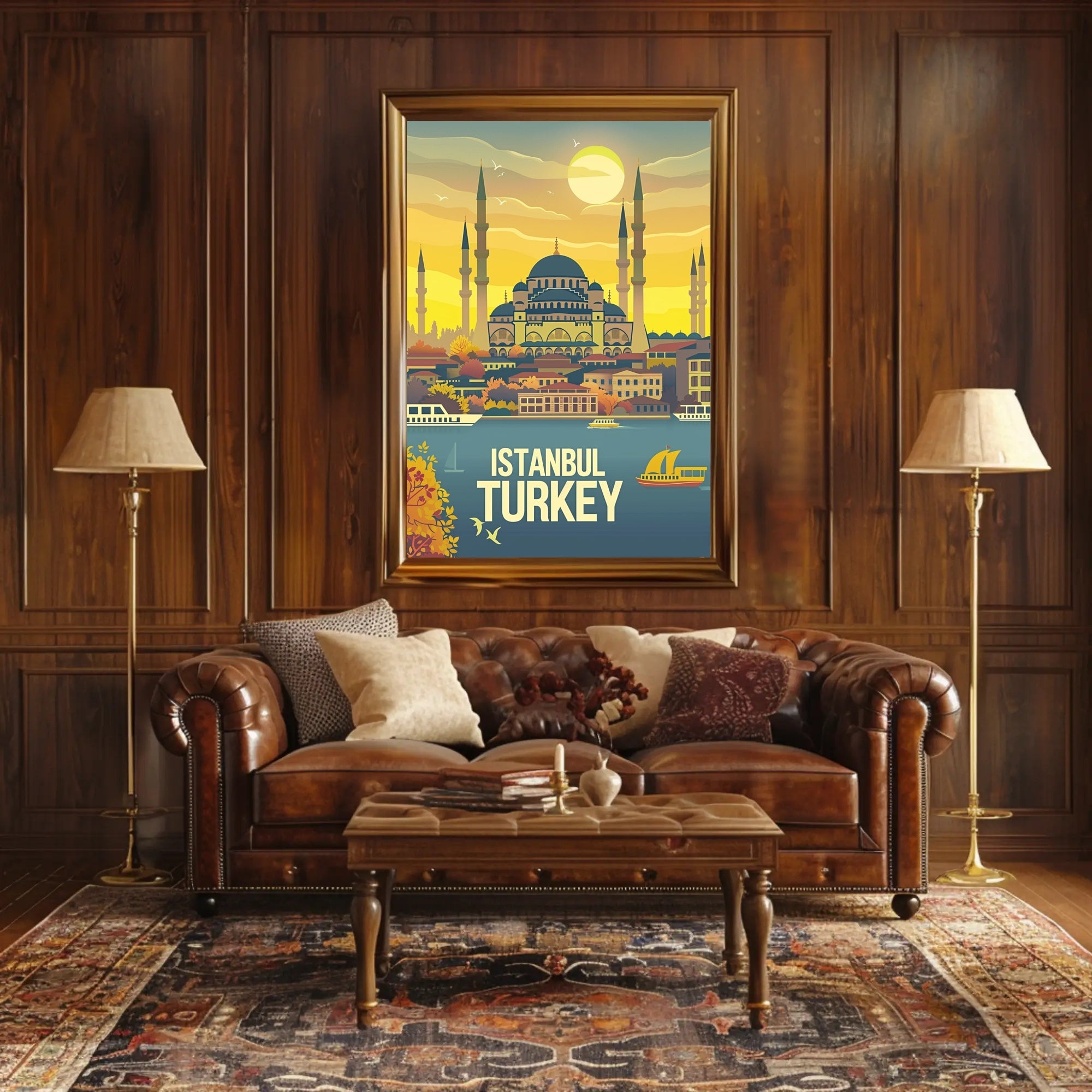 Istanbul Hagia Sophia Travel Poster PosterGoat