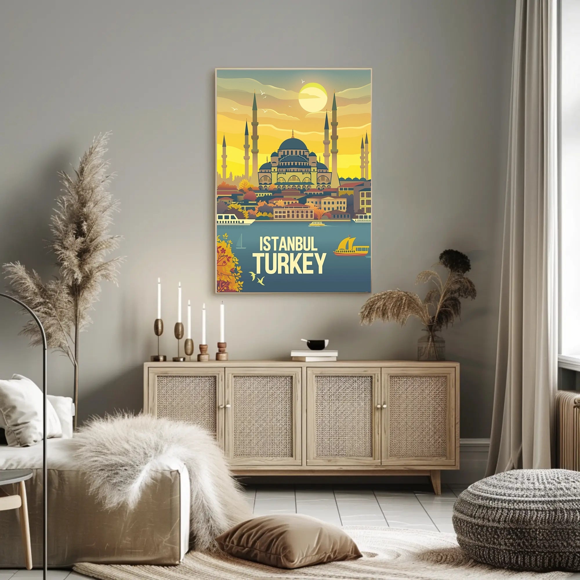 Istanbul Hagia Sophia Travel Poster PosterGoat