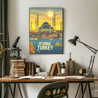 Istanbul Hagia Sophia Travel Poster PosterGoat