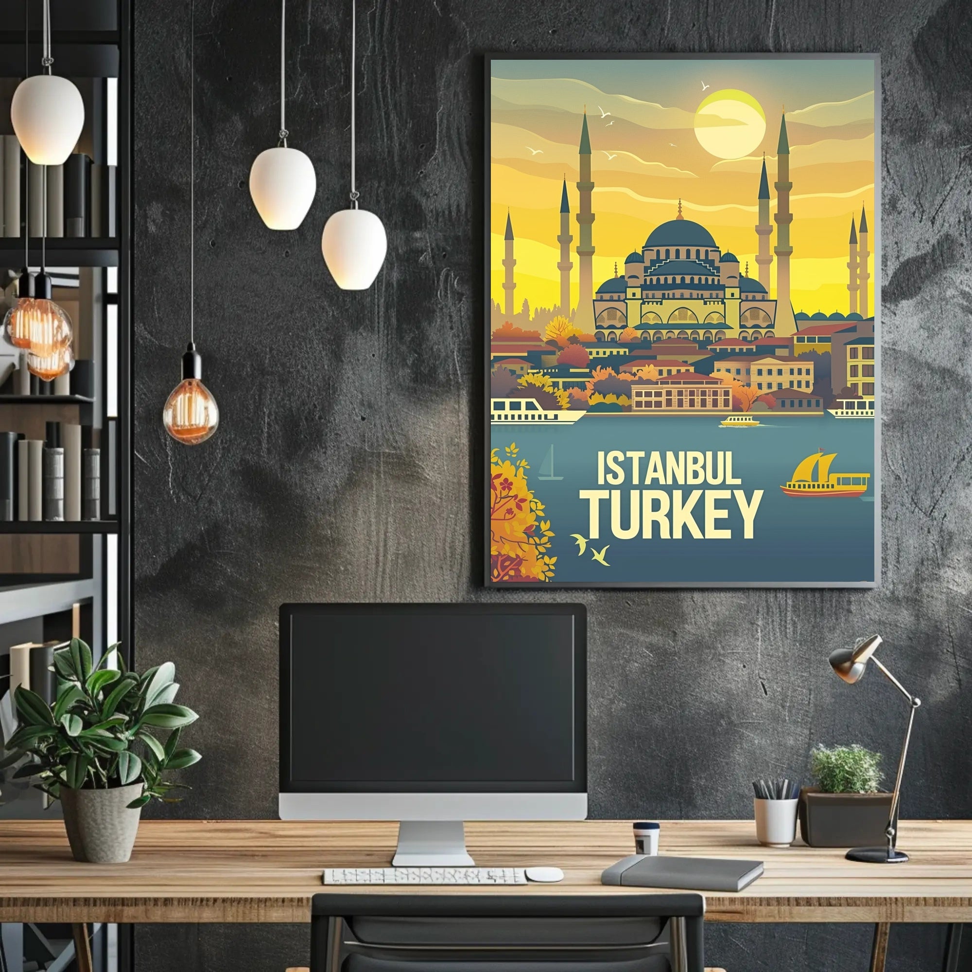 Istanbul Hagia Sophia Travel Poster PosterGoat