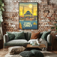 Istanbul Hagia Sophia Travel Poster PosterGoat