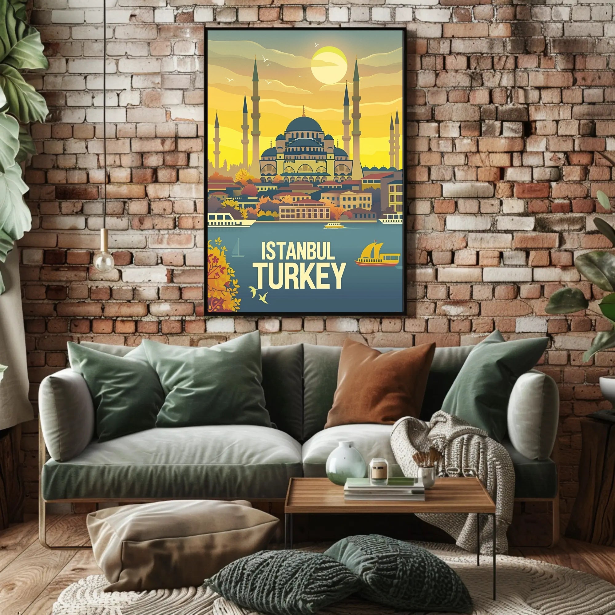 Istanbul Hagia Sophia Travel Poster PosterGoat