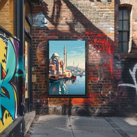 Istanbul Waterfront Serenity: Urban or Cityscape Poster PosterGoat