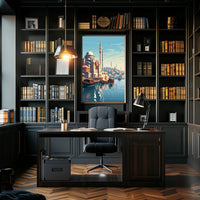 Istanbul Waterfront Serenity: Urban or Cityscape Poster PosterGoat