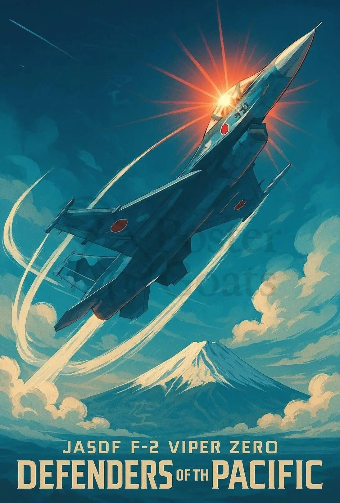 JASDF F-2 Viper Zero Defenders Poster PosterGoat