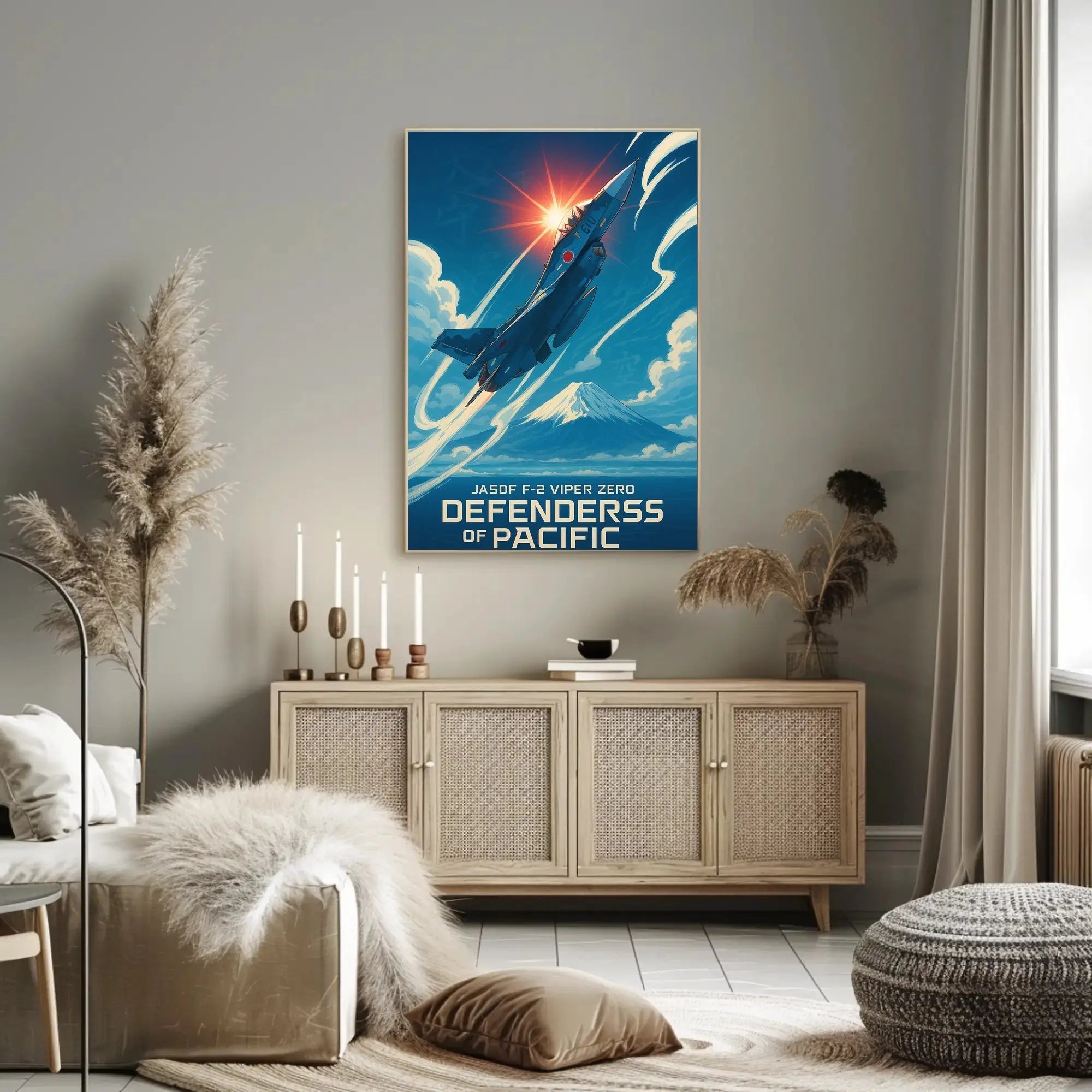 JASDF F-2 Viper Zero Japanese Poster PosterGoat