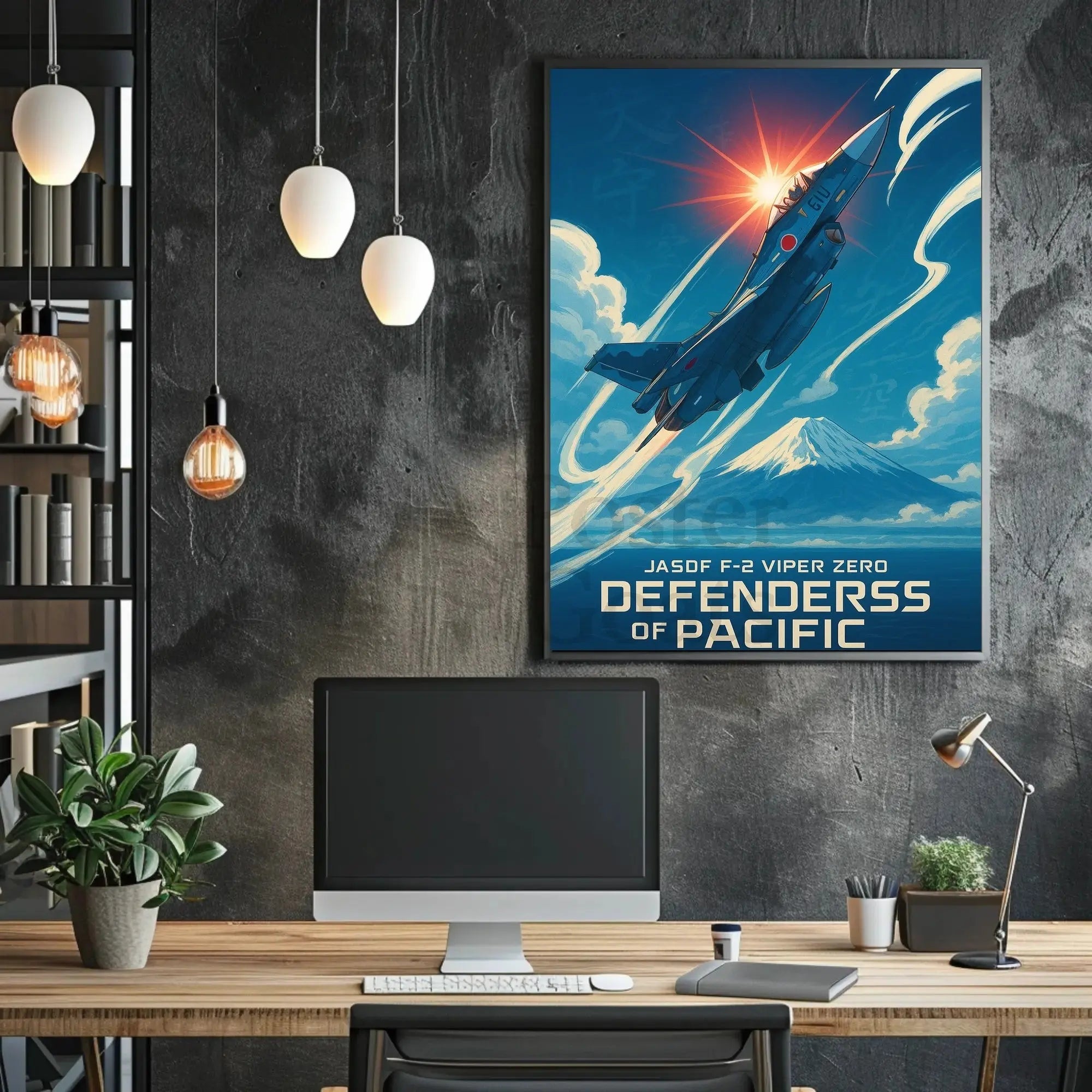JASDF F-2 Viper Zero Japanese Poster PosterGoat