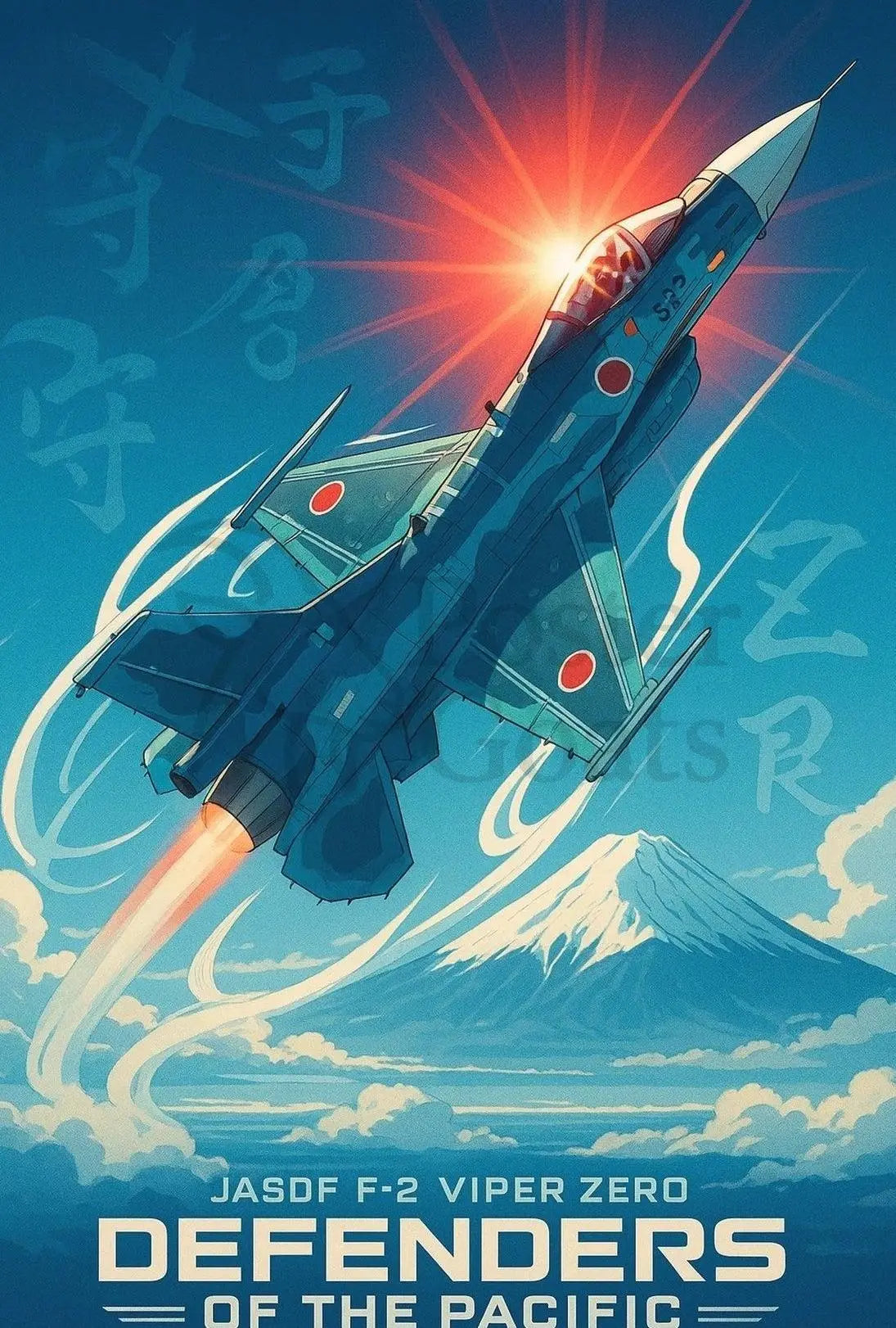 JASDF F-2 Viper Zero Poster PosterGoat