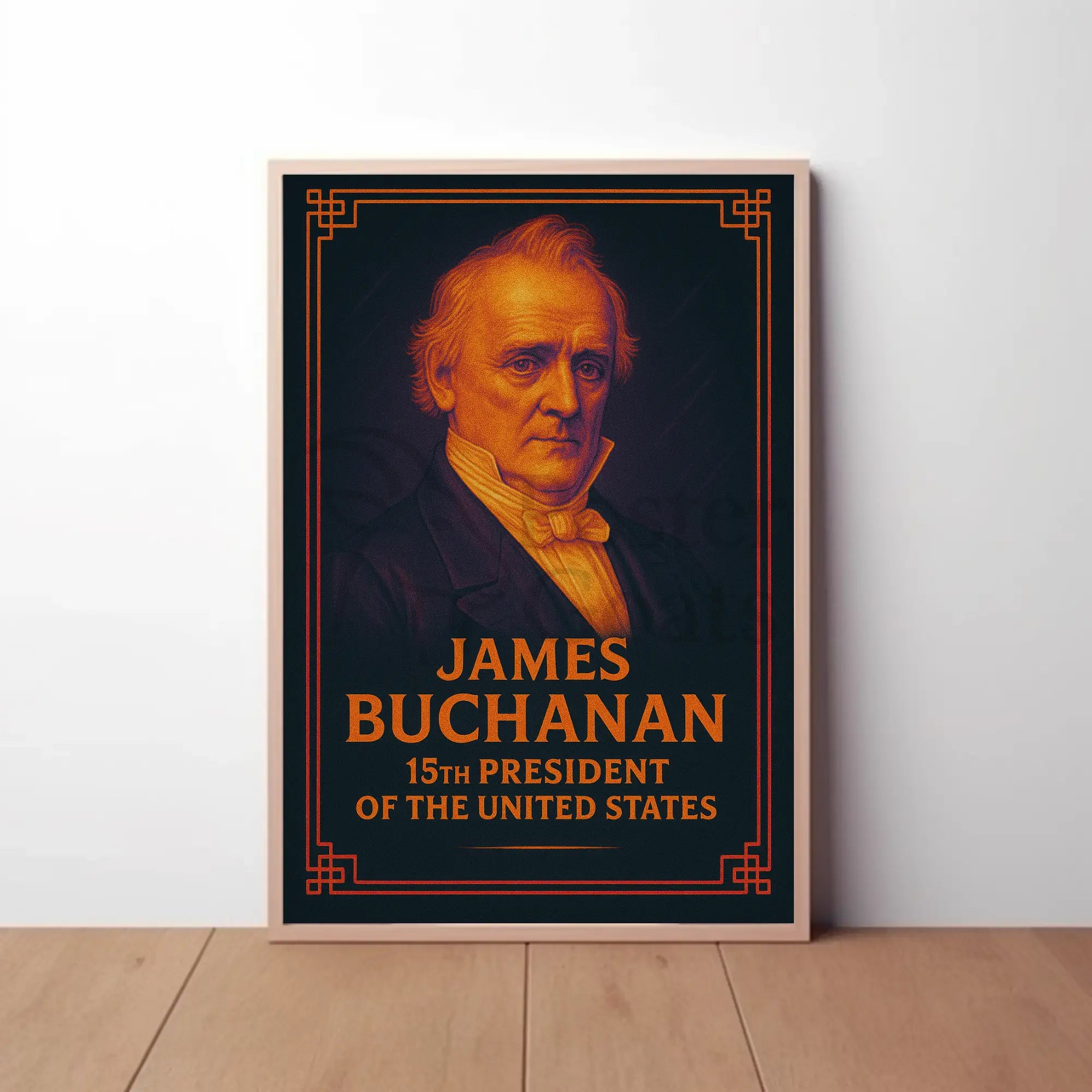 James Buchanan Vintage Presidential Historical Poster PosterGoat