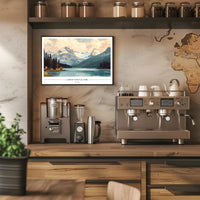 Jasper National Park: Vintage Serenity National Park Poster PosterGoat