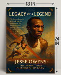 Jesse Owens Legacy Of A Legend Poster Print PosterGoat