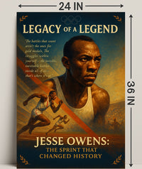 Jesse Owens Legacy Of A Legend Poster Print PosterGoat