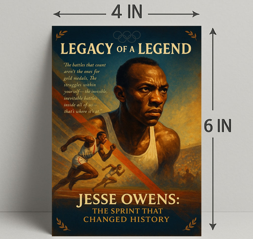Jesse Owens Legacy Of A Legend Poster Print PosterGoat