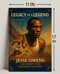 Jesse Owens Legacy Of A Legend Poster Print PosterGoat