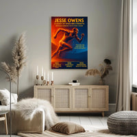 Jesse Owens Legacy of Speed Poster Art PosterGoat