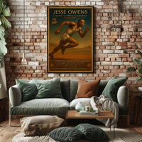 Jesse Owens Legacy of Speed Poster Art PosterGoat
