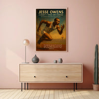 Jesse Owens Legacy of Speed Poster Print PosterGoat
