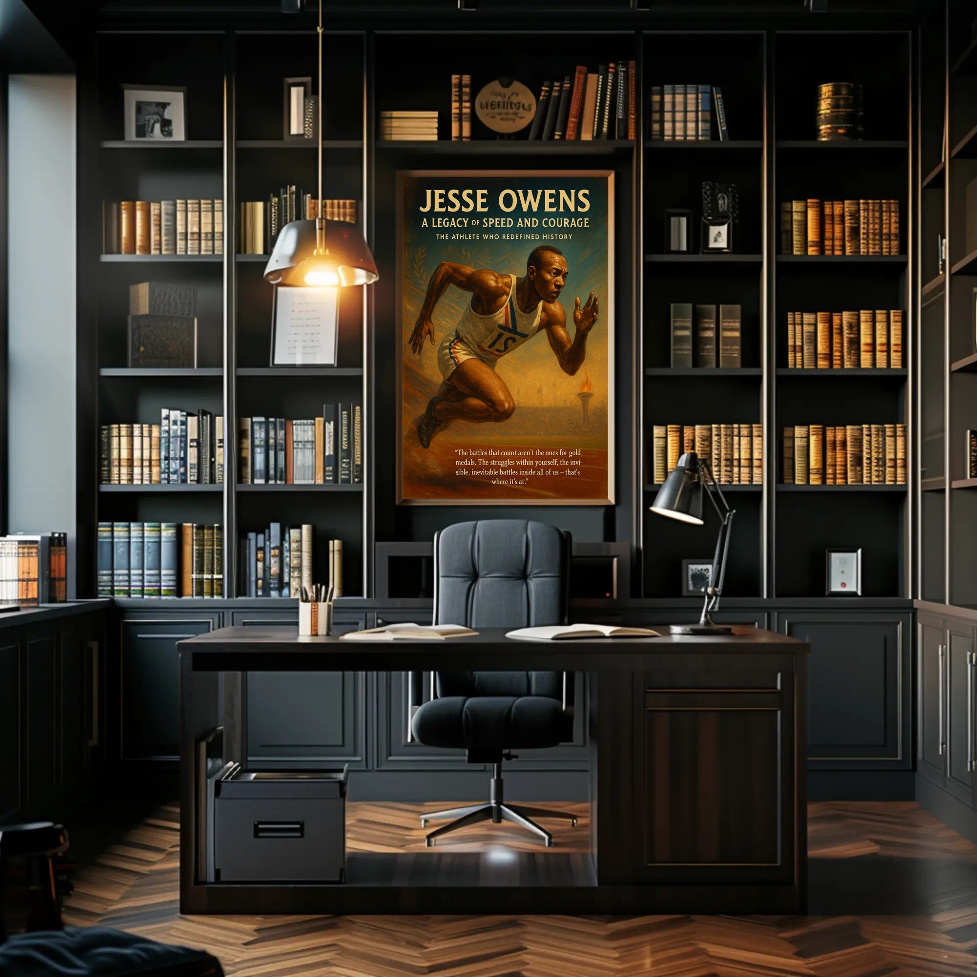 Jesse Owens Legacy of Speed Poster Print PosterGoat