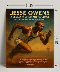 Jesse Owens Legacy of Speed Poster Print PosterGoat