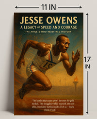 Jesse Owens Legacy of Speed Poster Print PosterGoat