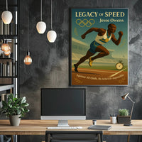 Jesse Owens Legacy of Speed Wall Art Print PosterGoat