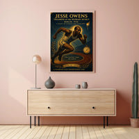 Jesse Owens Triumph of the Human Spirit Poster PosterGoat