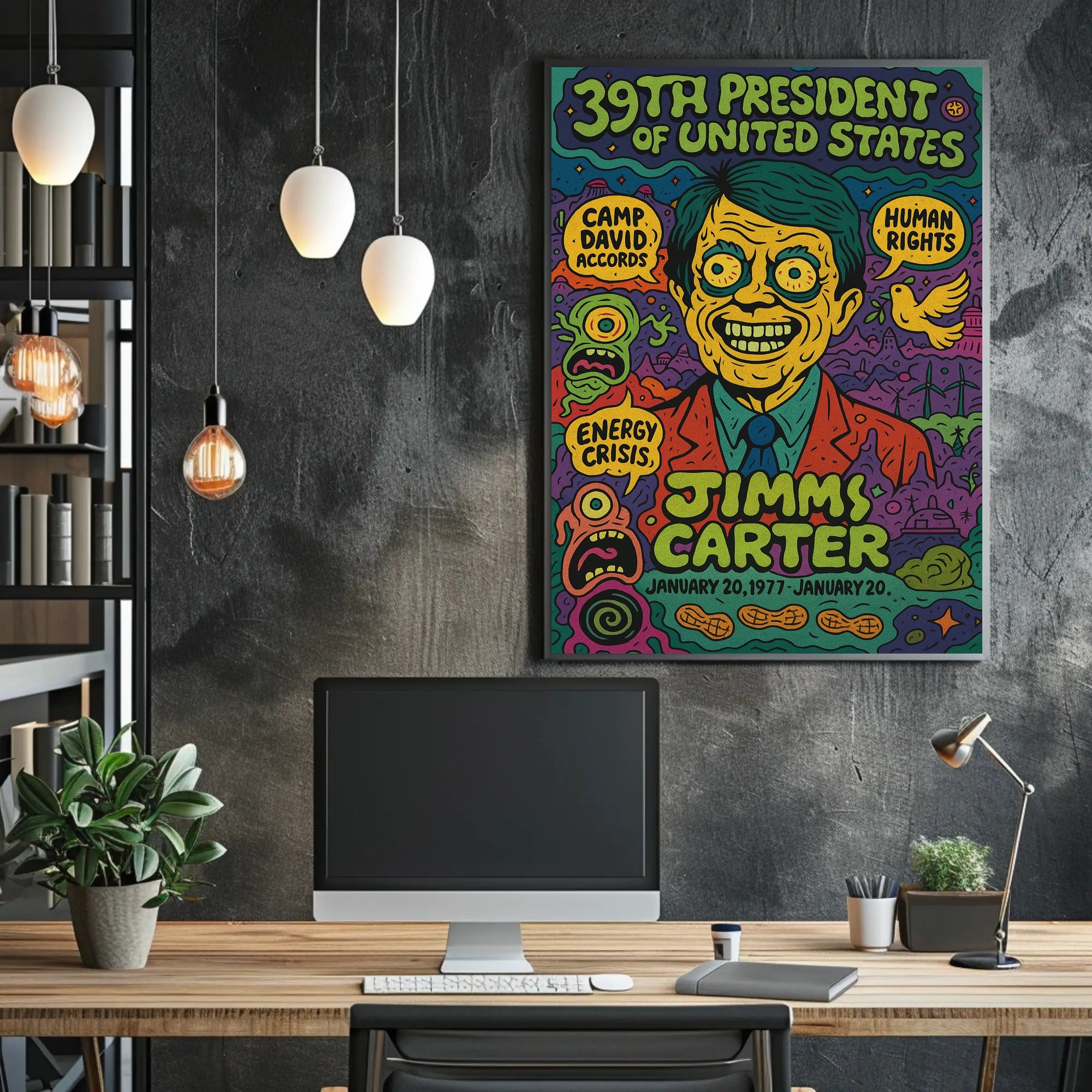 Jimmy Carter 39Th President Poster PosterGoat