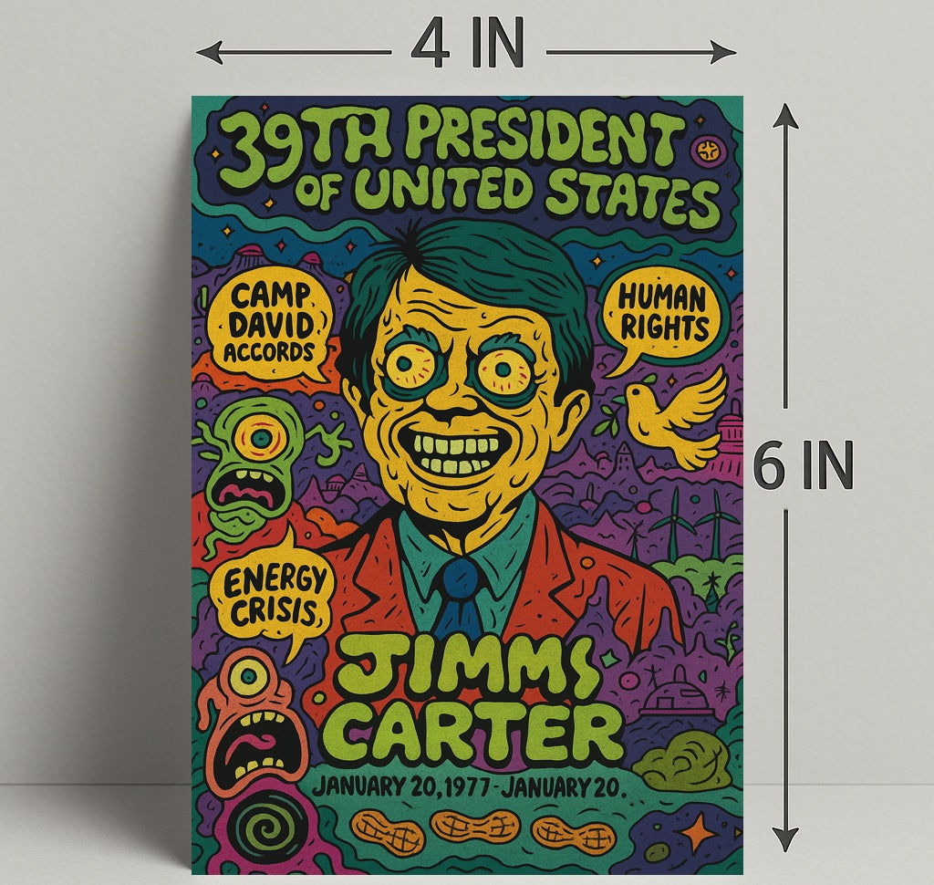 Jimmy Carter 39Th President Poster PosterGoat