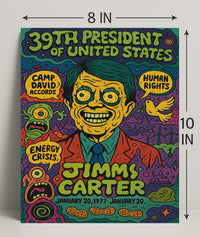 Jimmy Carter 39Th President Poster PosterGoat