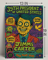 Jimmy Carter 39Th President Poster PosterGoat