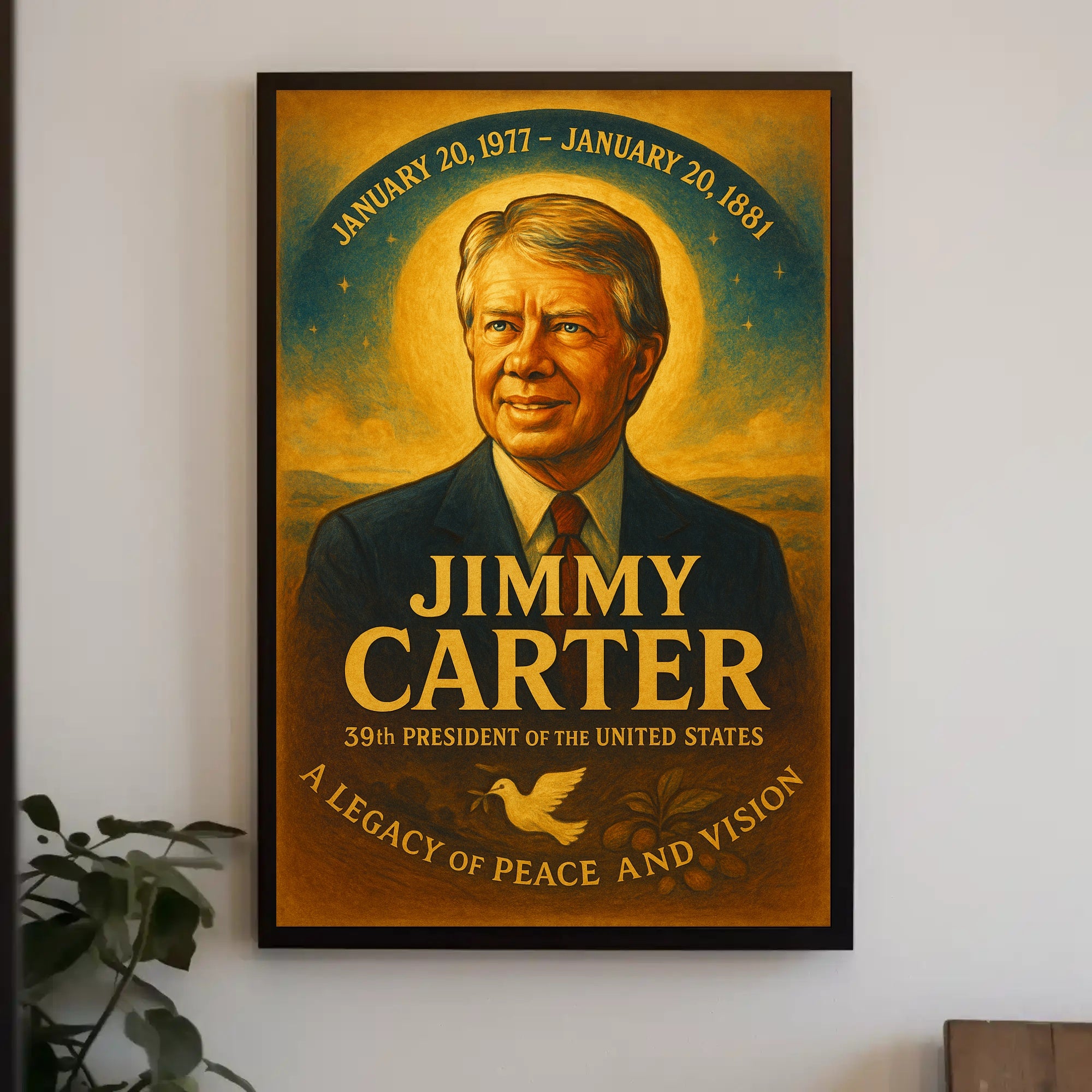 Jimmy Carter 39th President Poster PosterGoat