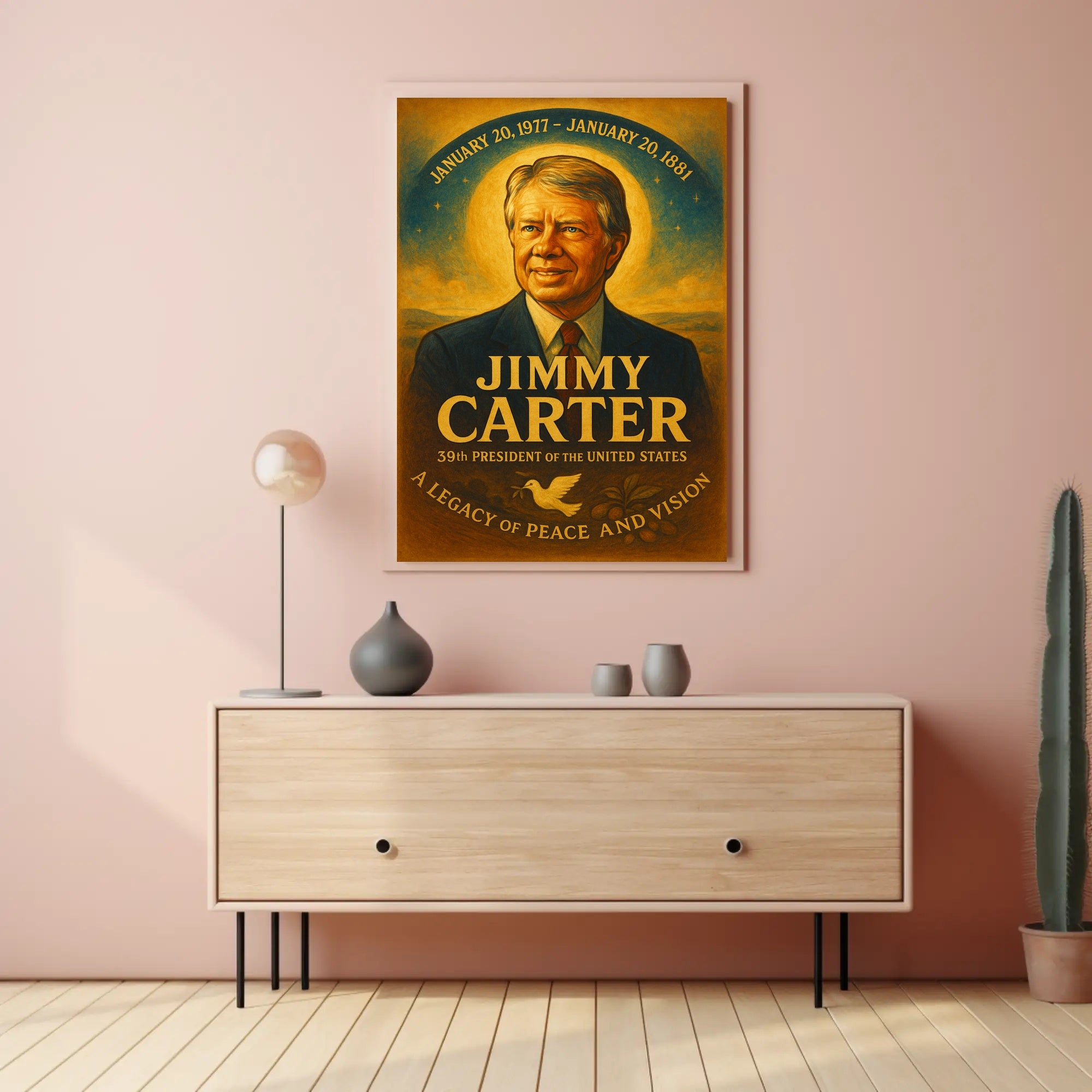 Jimmy Carter 39th President Poster PosterGoat